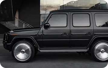 Покрасить диски на Mercedes-Benz G class